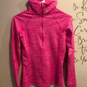 Bubblegum pink half zip